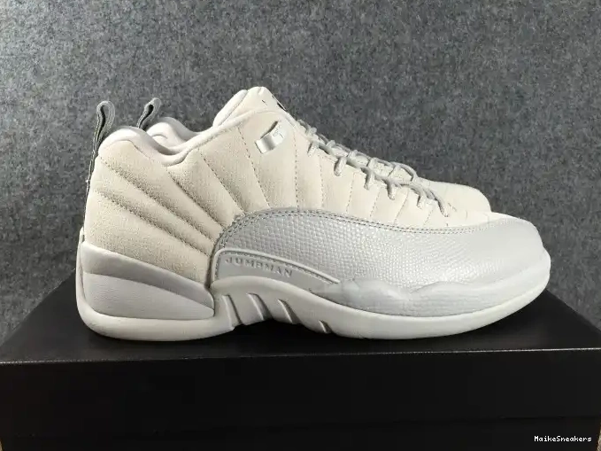MaikeSneakers Air 308317-002 Jordan Grey Suede 12 Low 0329
